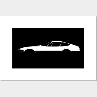 Ferrari 365 GTB/4 Daytona Silhouette Posters and Art